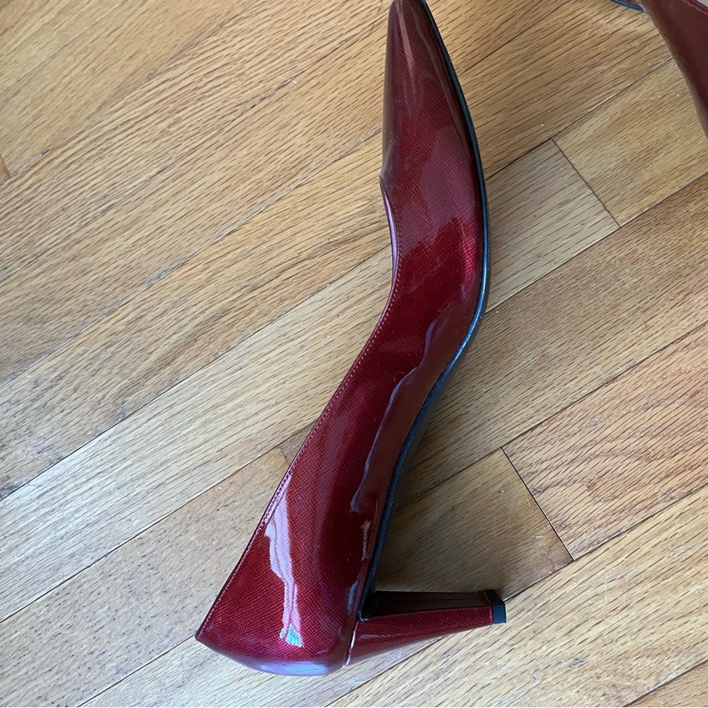 Ruby Red Stuart Weitzman Heels - image 3
